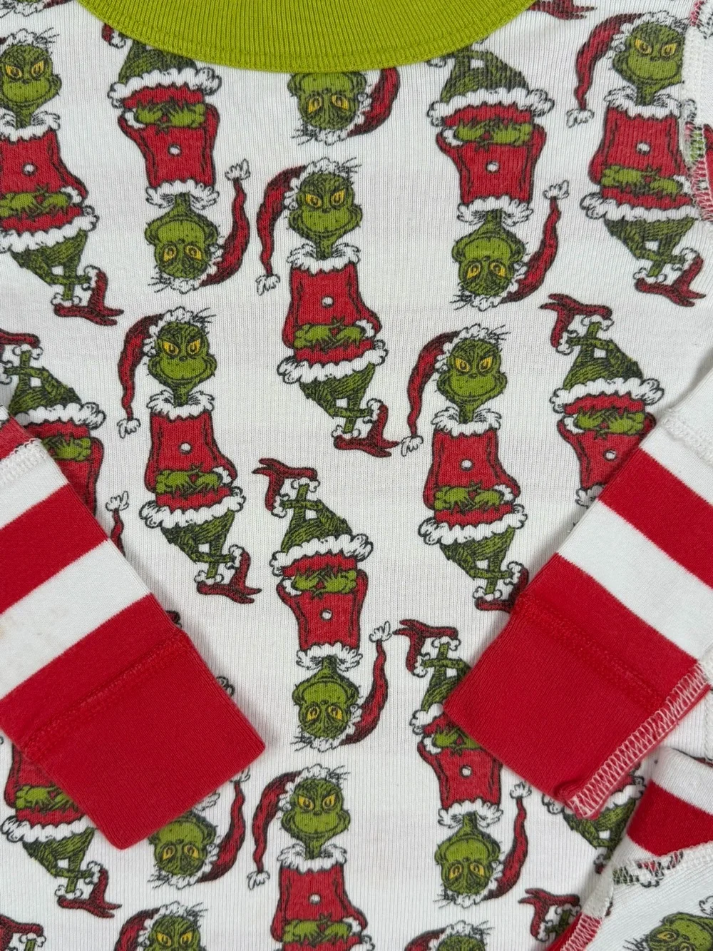 HANNA ANDERSSON x Dr Seuss The Grinch Christmas Long John Pajama Set - 2T